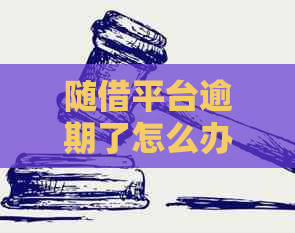 随借平台逾期了怎么办啊逾期后的处罚有哪些