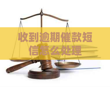 收到逾期催款短信怎么处理