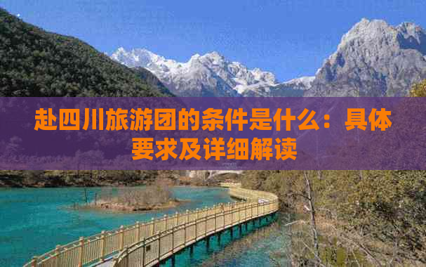 赴四川旅游团的条件是什么：具体要求及详细解读