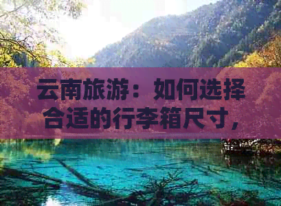 云南旅游：如何选择合适的行李箱尺寸，轻松出行