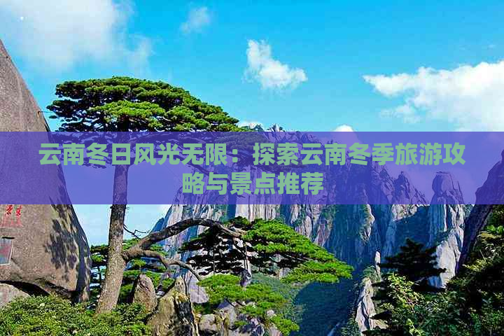 云南冬日风光无限：探索云南冬季旅游攻略与景点推荐