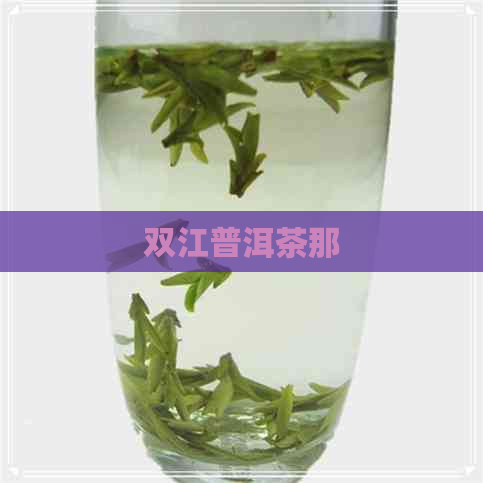 双江普洱茶那