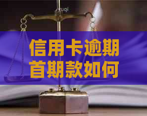 信用卡逾期首期款如何支付？了解还款策略和注意事项