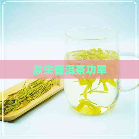 煮生普洱茶功率