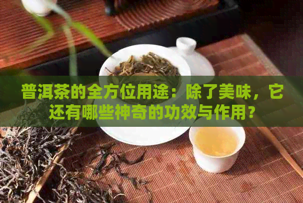 普洱茶的全方位用途：除了美味，它还有哪些神奇的功效与作用？