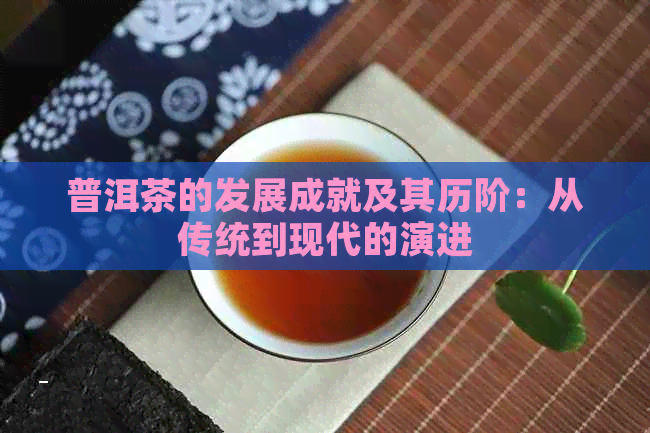 普洱茶的发展成就及其历阶：从传统到现代的演进