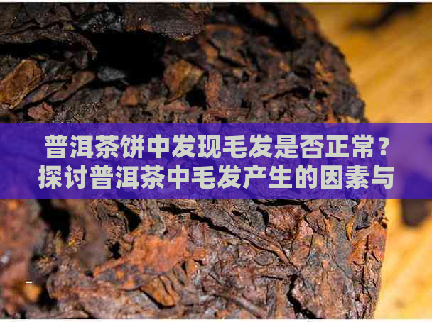 普洱茶饼中发现毛发是否正常？探讨普洱茶中毛发产生的因素与饮用安全