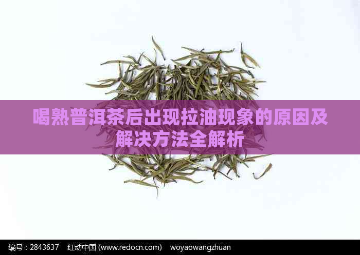 喝熟普洱茶后出现拉油现象的原因及解决方法全解析