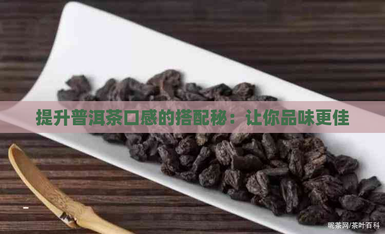 提升普洱茶口感的搭配秘：让你品味更佳