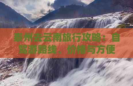 泰州去云南旅行攻略：自驾游路线、价格与方便性全解析