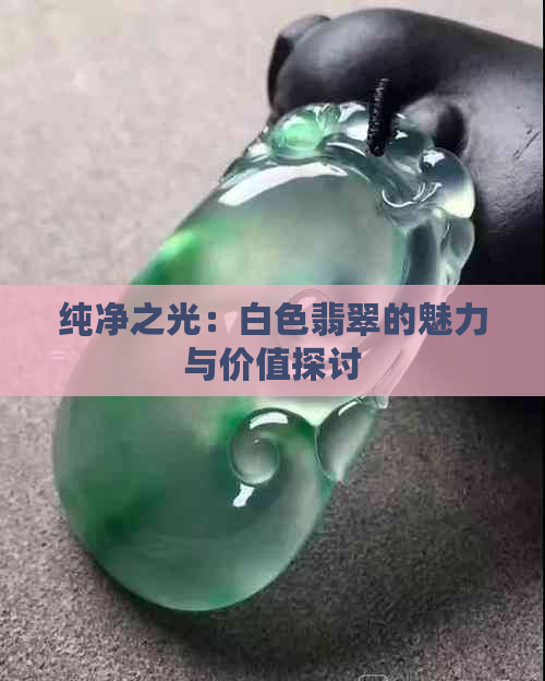 纯净之光：白色翡翠的魅力与价值探讨