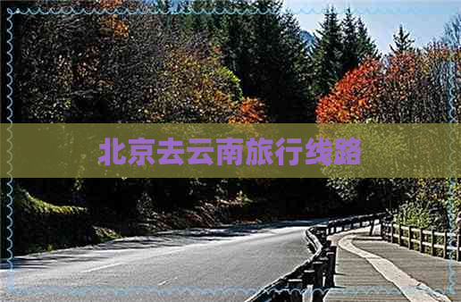 北京去云南旅行线路