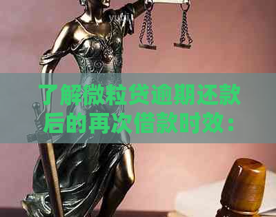 了解微粒贷逾期还款后的再次借款时效：还清后多久能再次贷款？