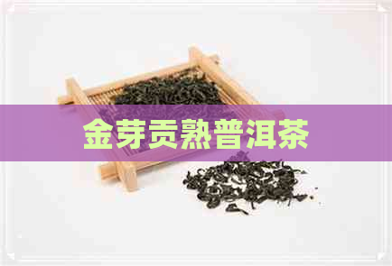 金芽贡熟普洱茶