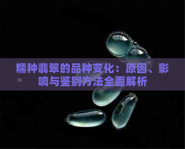 糯种翡翠的品种变化：原因、影响与鉴别方法全面解析