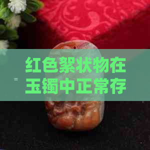 红色絮状物在玉镯中正常存在吗？如何判断玉手镯的质量？