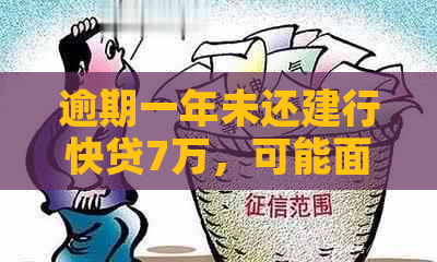 逾期一年未还建行快贷7万，可能面临的后果及解决方法全解析