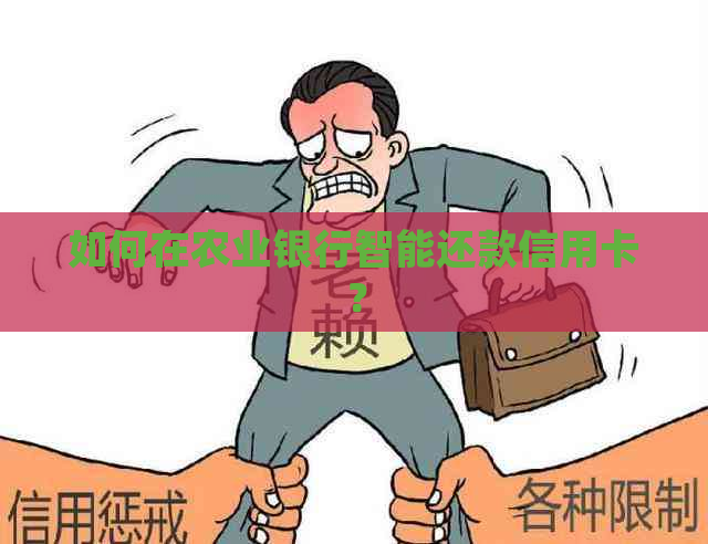 如何在农业银行智能还款信用卡？