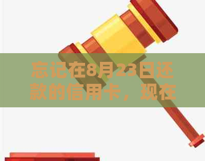 忘记在8月23日还款的信用卡，现在该怎么办？