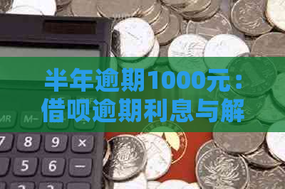 半年逾期1000元：借呗逾期利息与解决方案一文解析