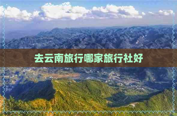 去云南旅行哪家旅行社好