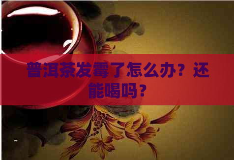 普洱茶发霉了怎么办？还能喝吗？