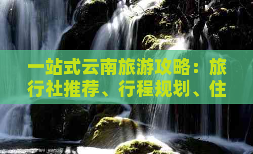 一站式云南旅游攻略：旅行社推荐、行程规划、住宿信息和必游景点全解析