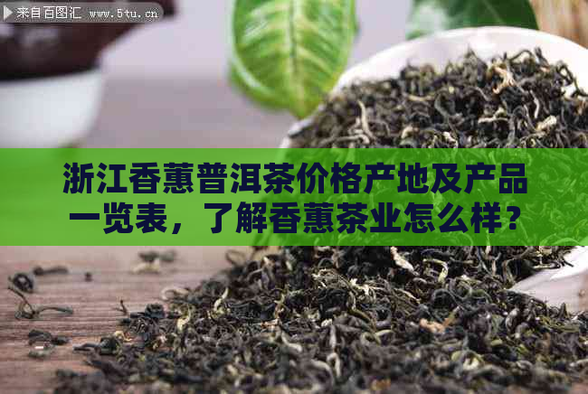 浙江香蕙普洱茶价格产地及产品一览表，了解香蕙茶业怎么样？