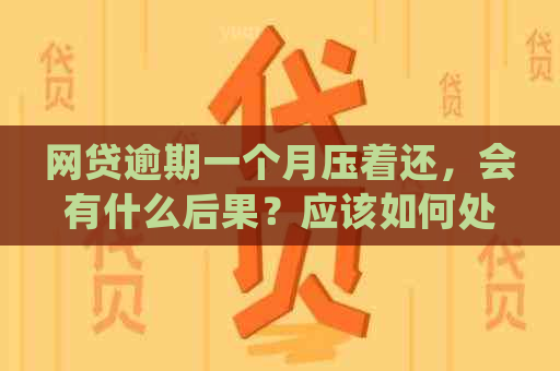 网贷逾期一个月压着还，会有什么后果？应该如何处理？