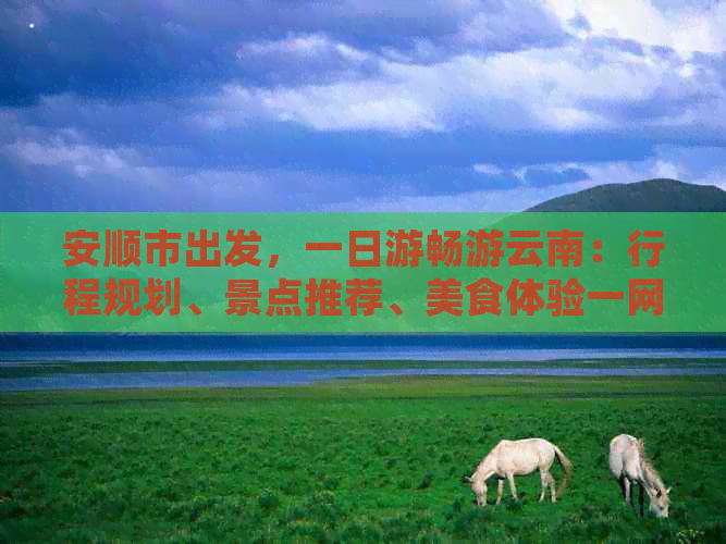 安顺市出发，一日游畅游云南：行程规划、景点推荐、美食体验一网打尽！