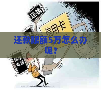 还款限额5万怎么办呢？