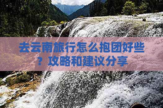 去云南旅行怎么抱团好些？攻略和建议分享