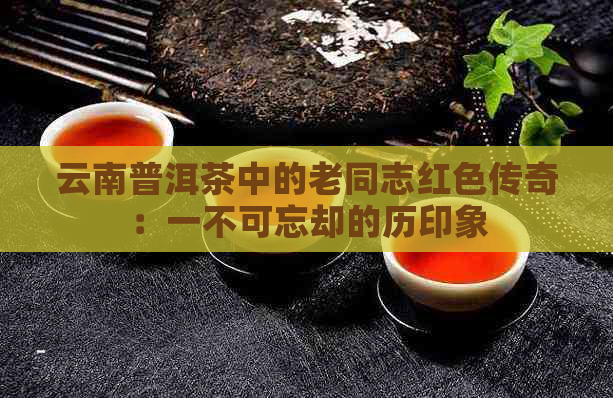 云南普洱茶中的老同志红色传奇：一不可忘却的历印象