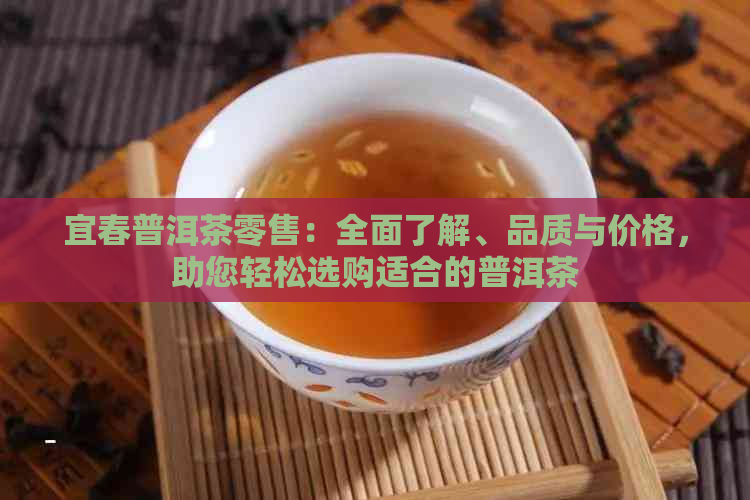 宜春普洱茶零售：全面了解、品质与价格，助您轻松选购适合的普洱茶