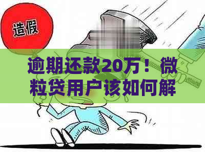 逾期还款20万！微粒贷用户该如何解决全面问题和应对策略？