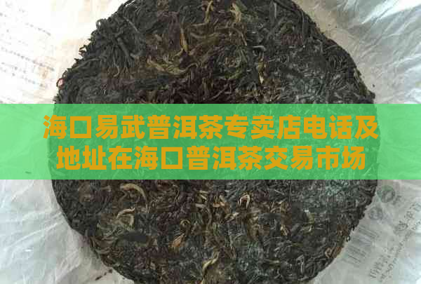 海口易武普洱茶专卖店电话及地址在海口普洱茶交易市场