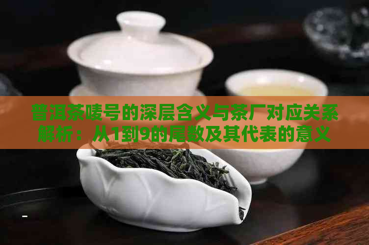 普洱茶唛号的深层含义与茶厂对应关系解析：从1到9的尾数及其代表的意义