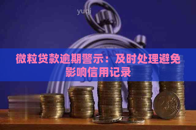 微粒贷款逾期警示：及时处理避免影响信用记录