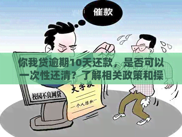 你我贷逾期10天还款，是否可以一次性还清？了解相关政策和操作步骤