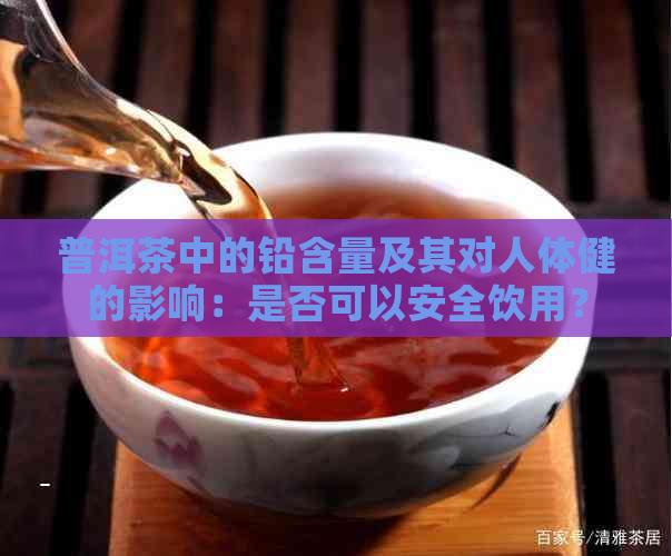 普洱茶中的铅含量及其对人体健的影响：是否可以安全饮用？