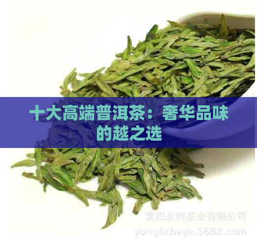 十大高端普洱茶：奢华品味的越之选