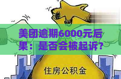 美团逾期6000元后果：是否会被起诉？如何避免逾期产生的法律责任？