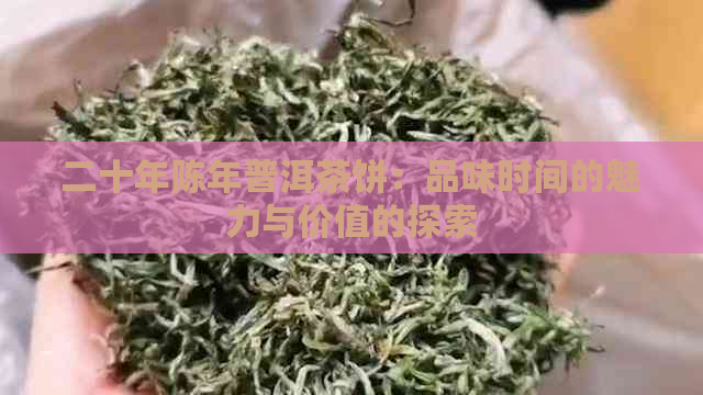 二十年陈年普洱茶饼：品味时间的魅力与价值的探索