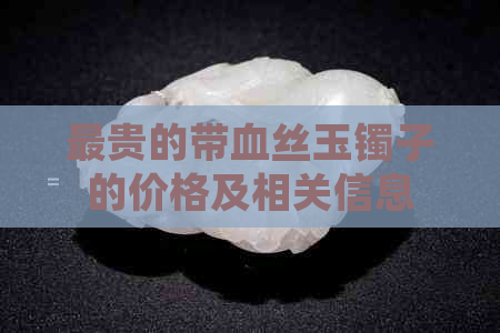 最贵的带血丝玉镯子的价格及相关信息