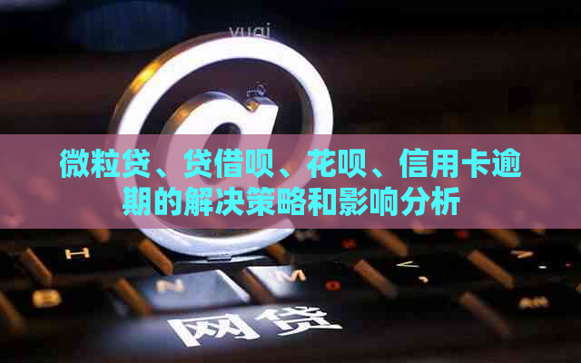 微粒贷、贷借呗、花呗、信用卡逾期的解决策略和影响分析