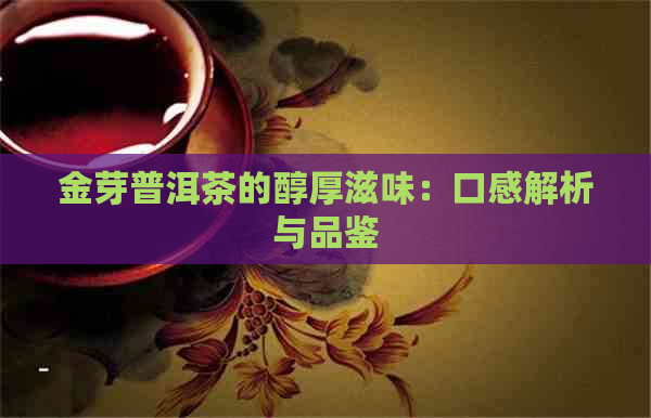 金芽普洱茶的醇厚滋味：口感解析与品鉴