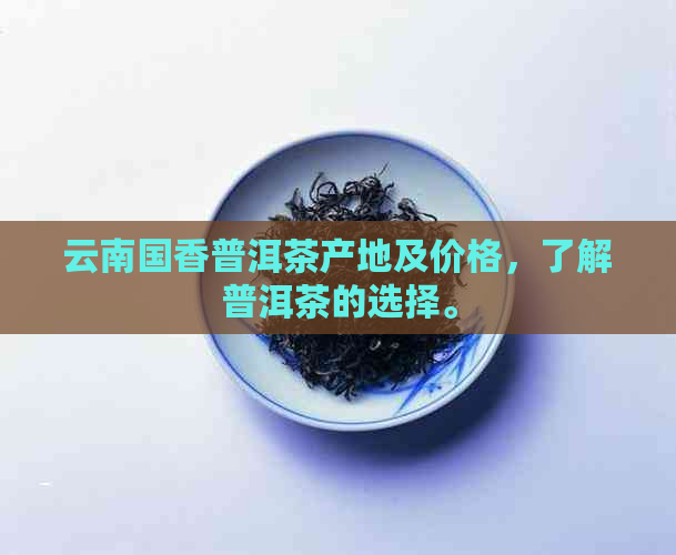 云南国香普洱茶产地及价格，了解普洱茶的选择。