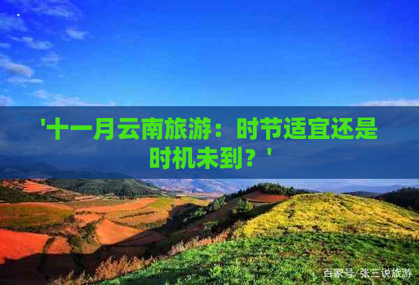 '十一月云南旅游：时节适宜还是时机未到？'