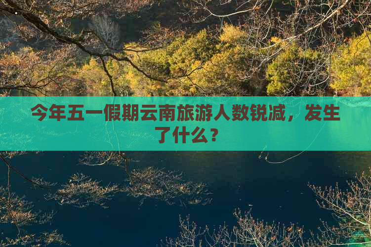 今年五一假期云南旅游人数锐减，发生了什么？