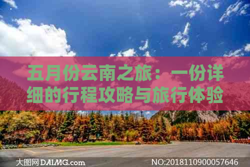 五月份云南之旅：一份详细的行程攻略与旅行体验分享